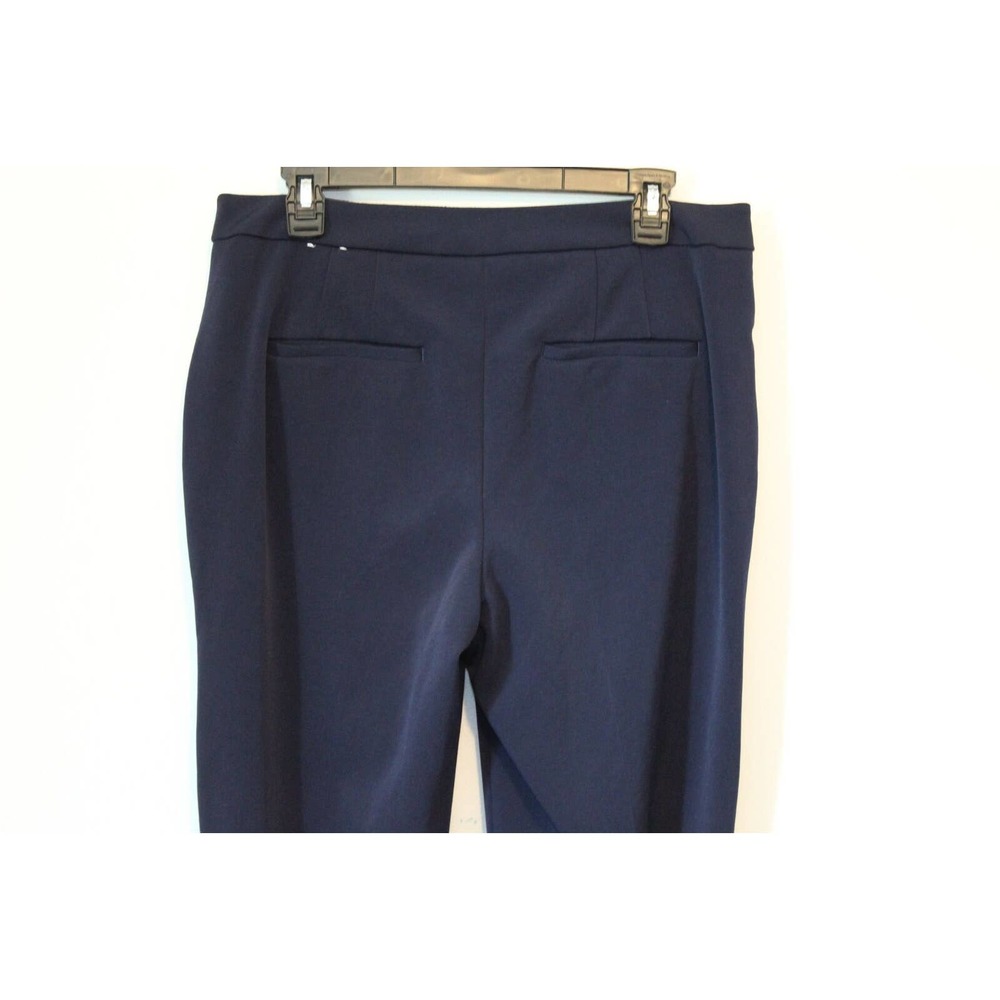 White House Black Market The Slim Essential Pants Navy Women's Size 10 H14683 - Picture 8 of 12